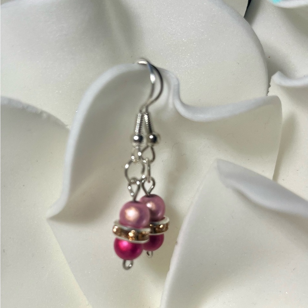 Set of (3)Elegant Pearl Drop Earrings